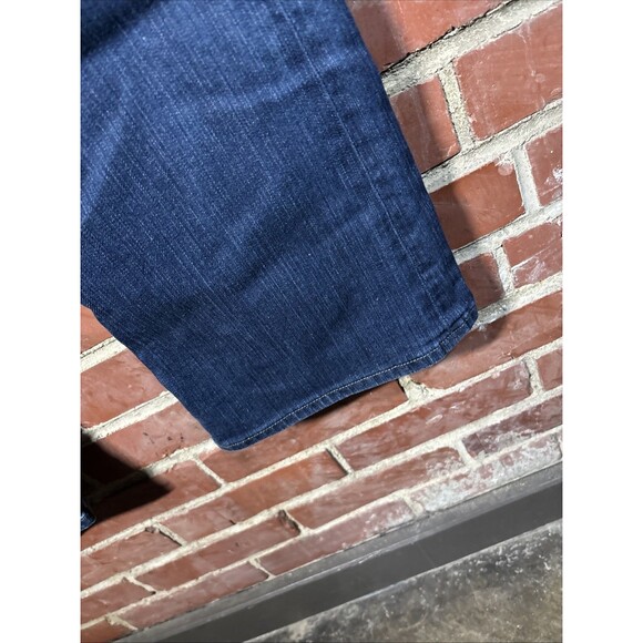 True Religion Becky Blue Zip Fly Jeans Stretch USA Made Women's 31, Real 34x32.5 - Picture 5 of 9